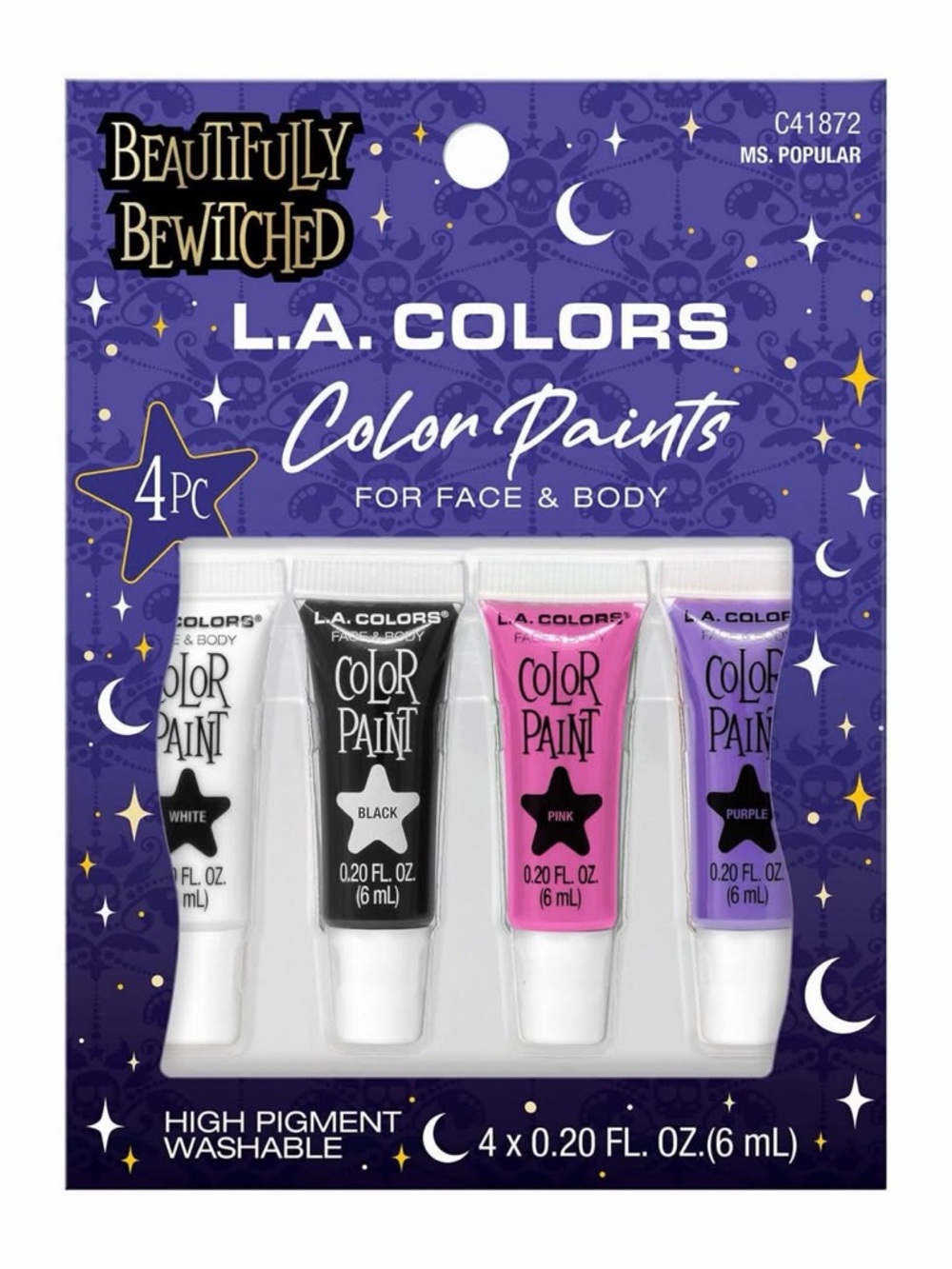 L.A. COLORS Beautifully Bewitched Color Paint Set Ms. Popular C41872